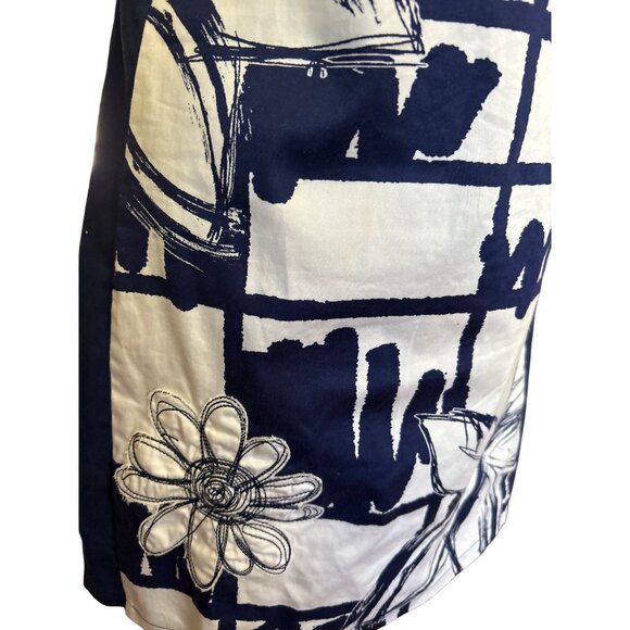 Desigual Womens Sleeveless Floral Print Dress With Rear Zipper Closure Size 38 - Picture 2 of 13